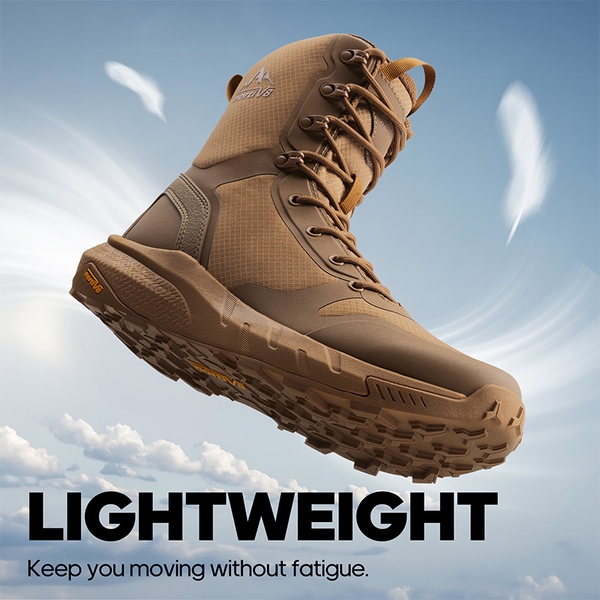 Men's Slip-Resistant Ankle Support Tactical Boots - COYOTE - 4