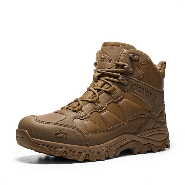 Men's High-Top Non-Slip Waterproof Hiking Boots - COYOTE -  0