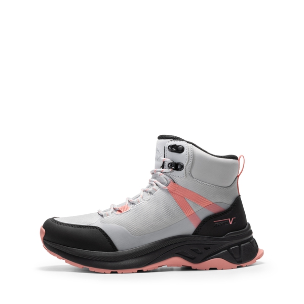 Women's Lightweight Arch-Support Waterproof Hiking Boots - GREY PINK - 1