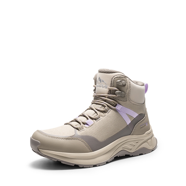 Women's Lightweight Arch-Support Waterproof Hiking Boots - KHAKI -  0