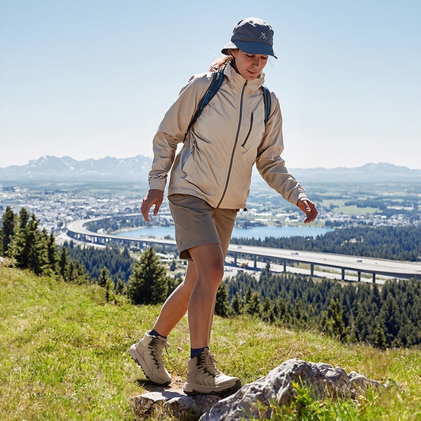 Women's Stylish Anti-Slip Waterproof Hiking Boots - KHAKI - 6