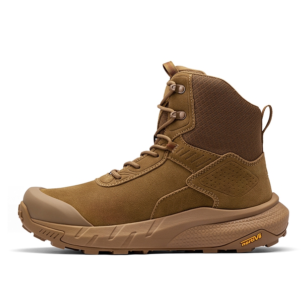 Men's High-Top Lace-Up Military Tactical Boots - COYOTE - 2
