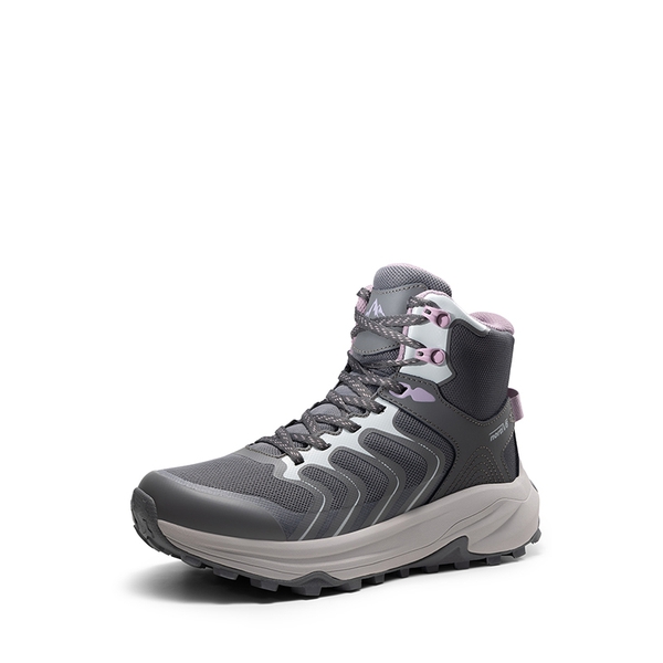 Women's Stylish Anti-Slip Waterproof Hiking Boots - DARK GREY -  0