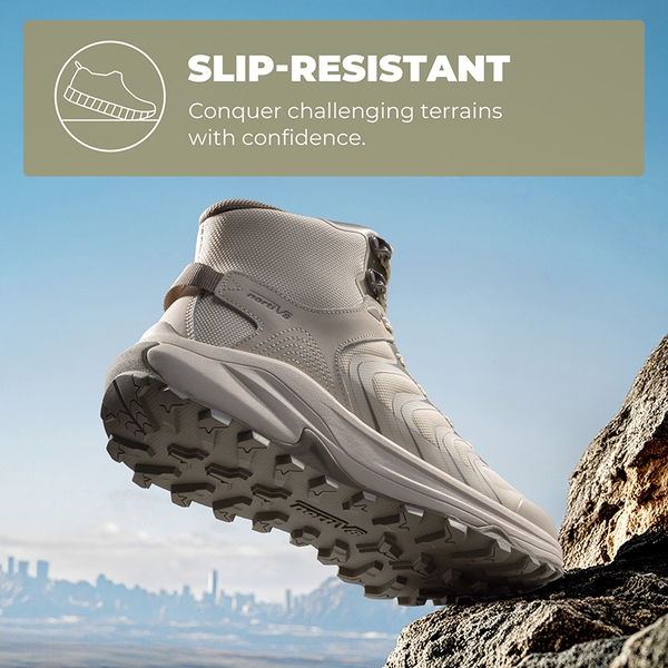 Women's Stylish Anti-Slip Waterproof Hiking Boots - KHAKI - 5