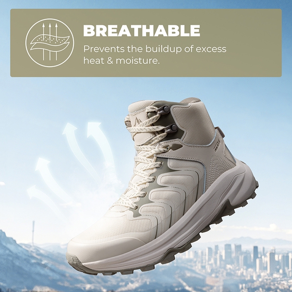 Women's Stylish Anti-Slip Waterproof Hiking Boots - KHAKI - 2