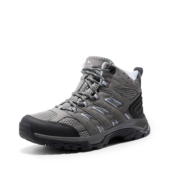 Women’s Lace-Up Waterproof Outdoor Hiking Boots - DARK GREY -  0