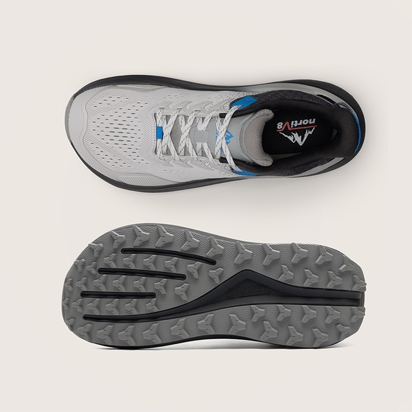 Men’s Breathable Wide Toe Non-Slip Running Shoes - BLACK/LIGHT GREY - 6