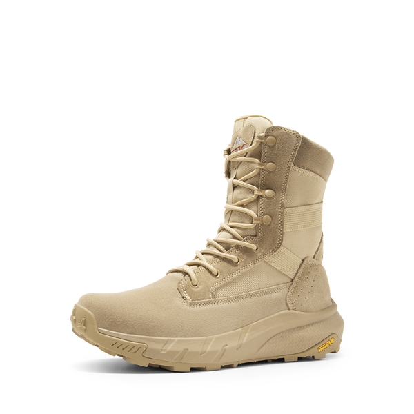 [Peakforce] Men's Breathable Tactical Military Work Boots - SAND - 1