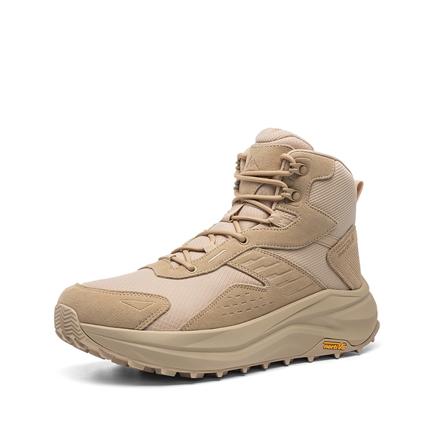 Men’s Waterproof Wide Toe Hiking Boots - SAND -  0