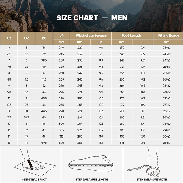 Men’s Waterproof Wide Toe Hiking Boots - SAND - 10