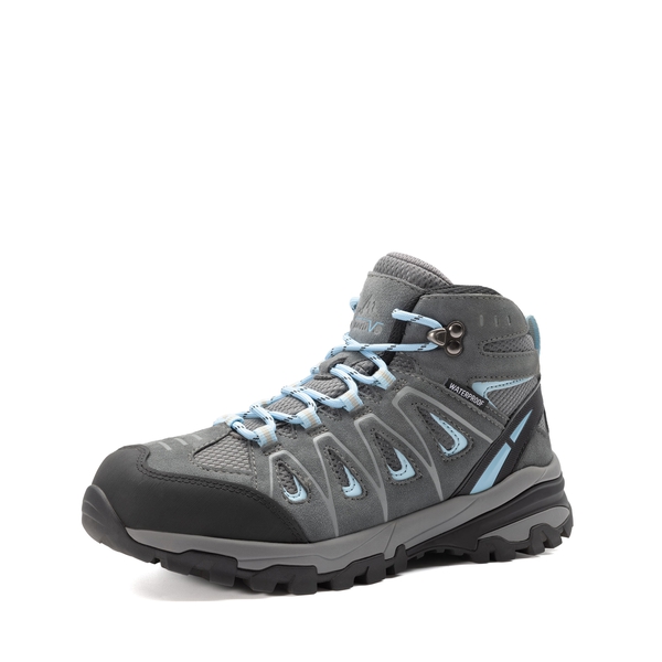 [Seeker] Women's Waterproof Hiking Boots - GREY BLUE - 1
