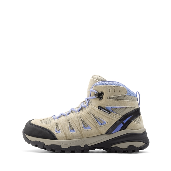 [Seeker] Women's Waterproof Hiking Boots - BEIGE/PURPLE -  0
