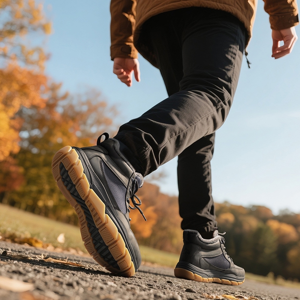 Men’s Waterproof Insulated Winter Snow Boots - GREY - 7