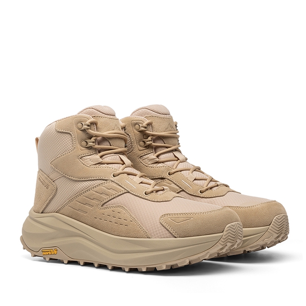 Men’s Waterproof Wide Toe Hiking Boots - SAND - 2
