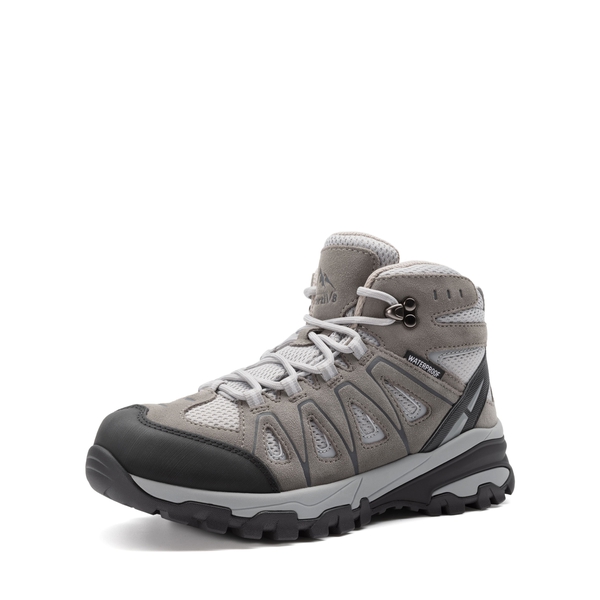 [Seeker] Women's Waterproof Hiking Boots - LIGHT GREY - 1