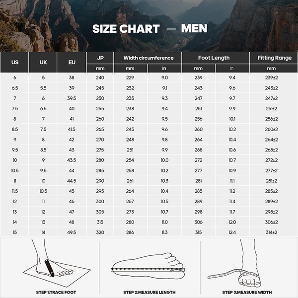 Men’s Waterproof Wide Toe Hiking Boots - BLACK - 10