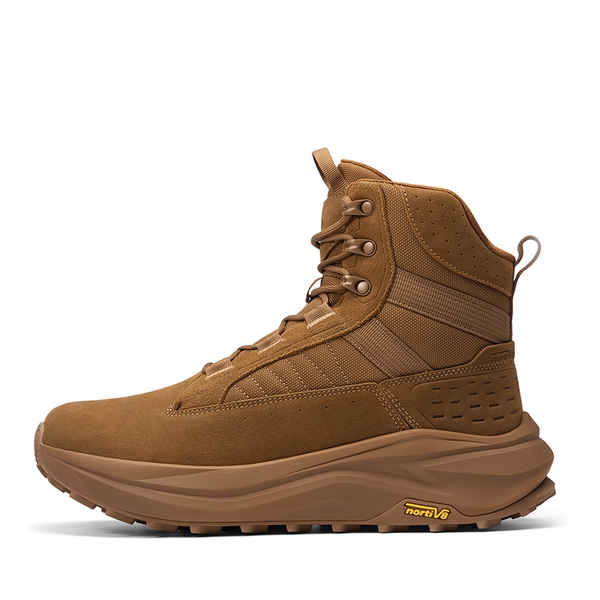 Men’s Leather Tactical Combat Boots - COYOTE -  0