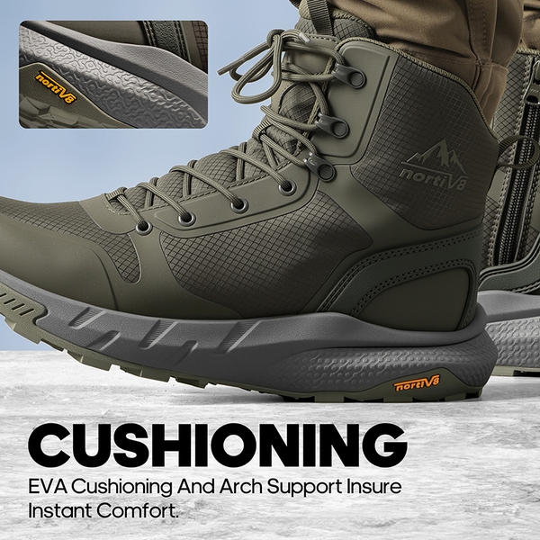 [Metrostrike] Men's Lightweight Military Tactical Boots - ARMY GREEN - 2