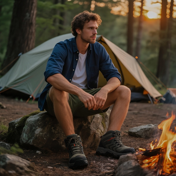 Armadillo 3 Men’s Waterproof High-Rebound Hiking Boots - ARMY GREEN - 9