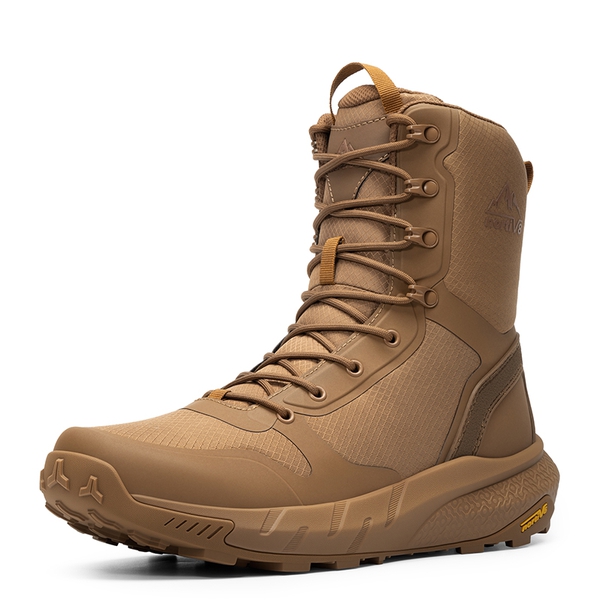 Men's Slip-Resistant Ankle Support Tactical Boots - COYOTE - 1