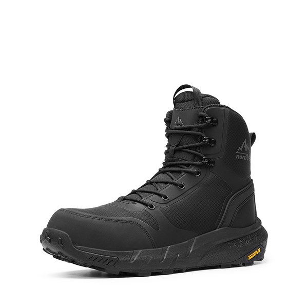 Men’s Nano Composite Toe Work Boots - BLACK -  0