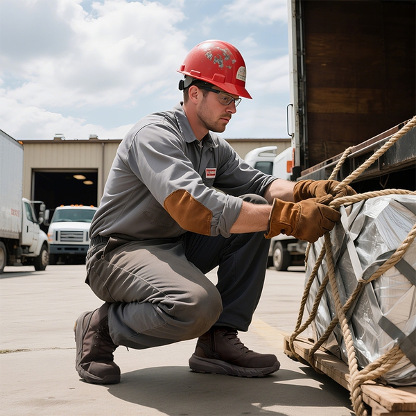 Men’s Nano Composite Toe Work Boots - BROWN - 6