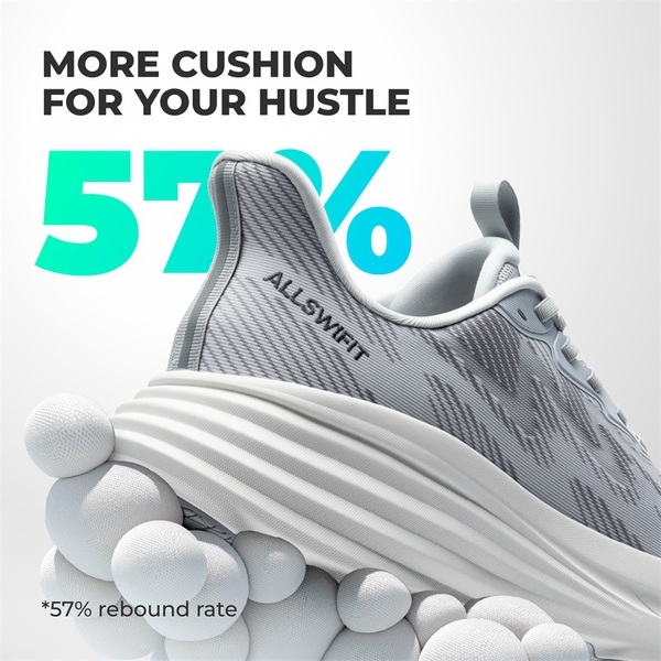 Men’s Slip-On Running Shoes - GREY - 2