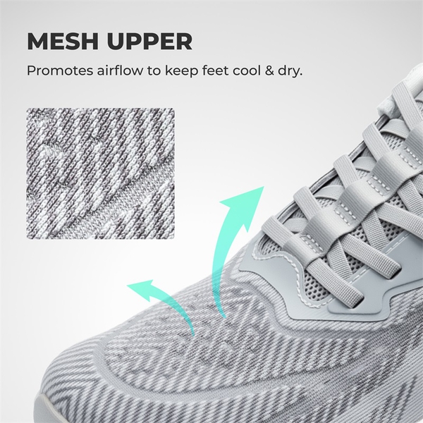 Men’s Slip-On Running Shoes - GREY - 5