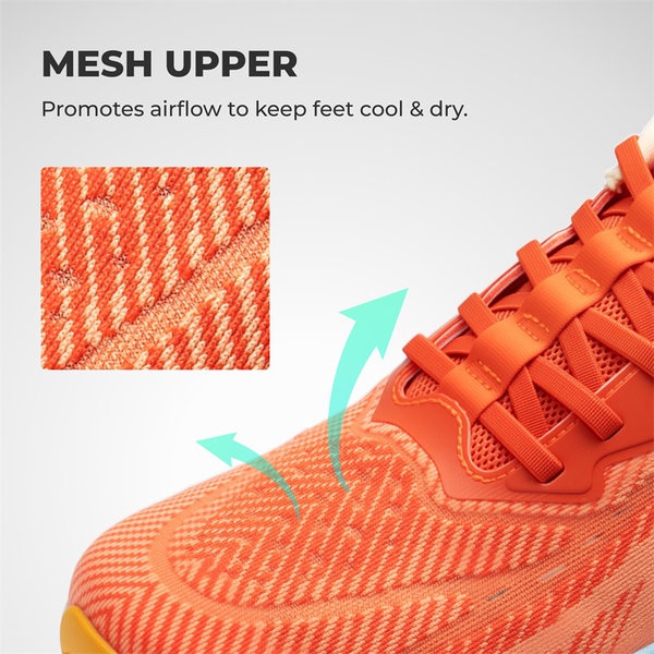 Men’s Slip-On Running Shoes - ORANGE - 5