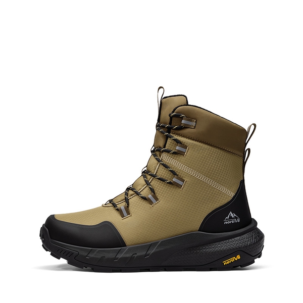 Men’s Waterproof Insulated Winter Snow Boots - LIGHT TAUPE - 1