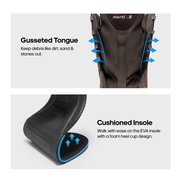 [Peakforce] Men's Breathable Tactical Military Work Boots - OLIVE - 3