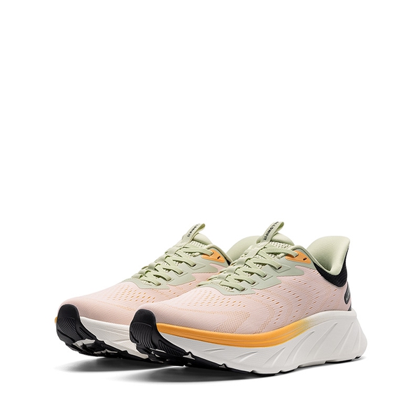 Men’s Lightweight Slip-On Walking Shoes - WHITE/ORANGE - 2