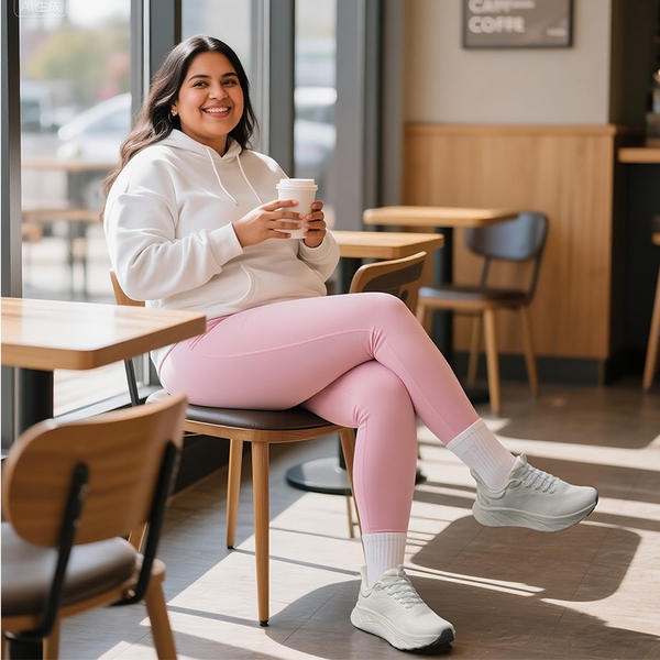 Women’s Lightweight Slip-On Walking Shoes - WHITE - 7