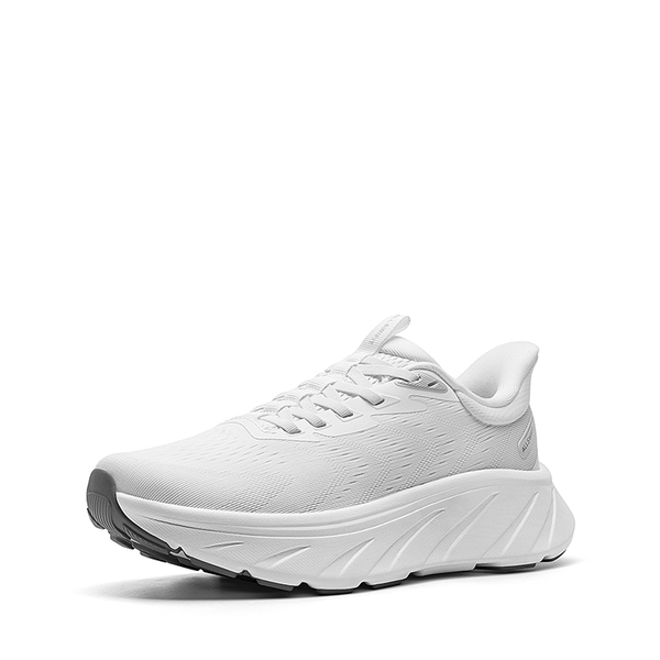 Women’s Lightweight Slip-On Walking Shoes - WHITE -  0