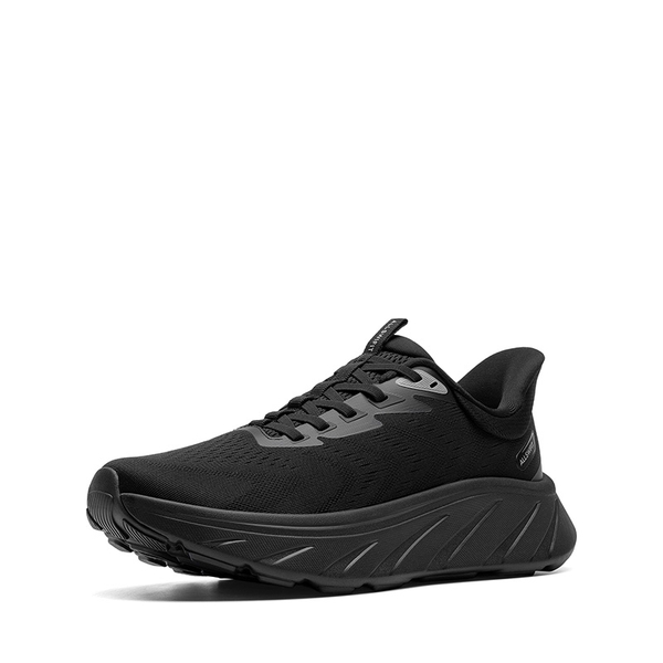 Men’s Lightweight Slip-On Walking Shoes - ALL BLACK -  0
