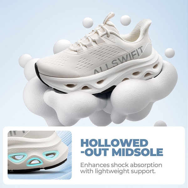 Women’s Slip-On Lightweight Walking Sneakers - WHITE - 2