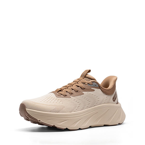 Women’s Lightweight Slip-On Walking Shoes - BEIGE/KHAKI -  0