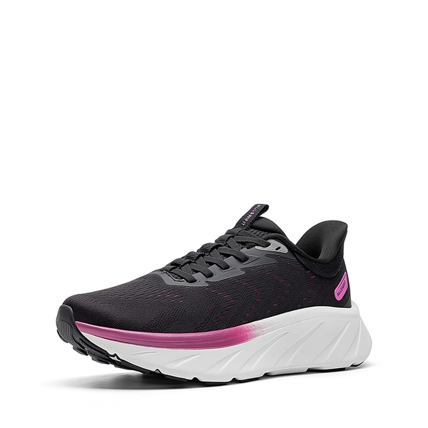 Women’s Lightweight Slip-On Walking Shoes - BLACK -  0