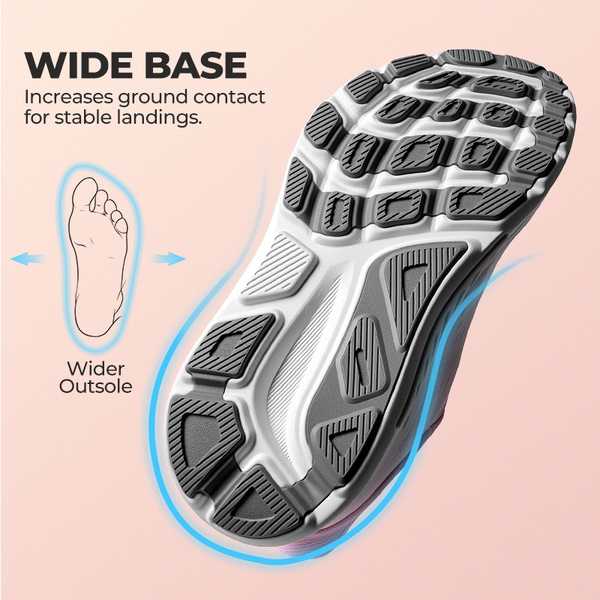 Women’s Lightweight Slip-On Walking Shoes - PINK - 3