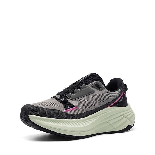 Women’s High-Rebound Cushion Running Shoes - BLACK/GREY -  0