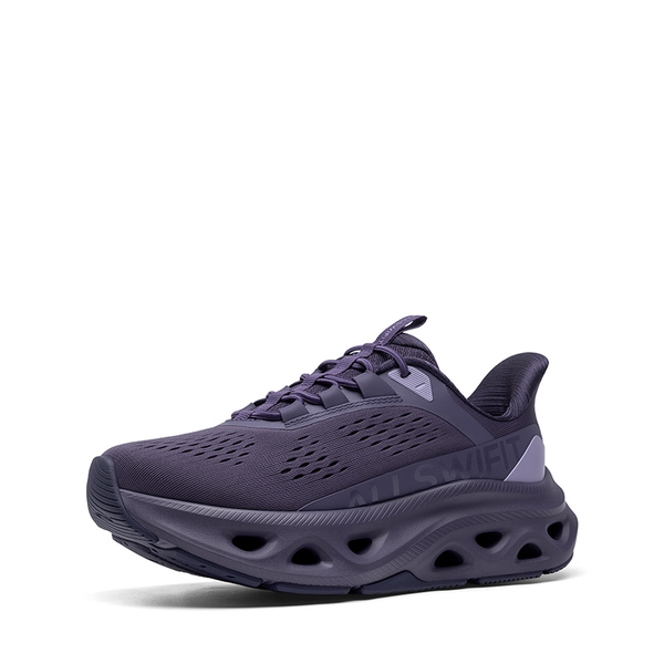 Women’s Slip-On Lightweight Walking Sneakers - DARK PURPLE -  0