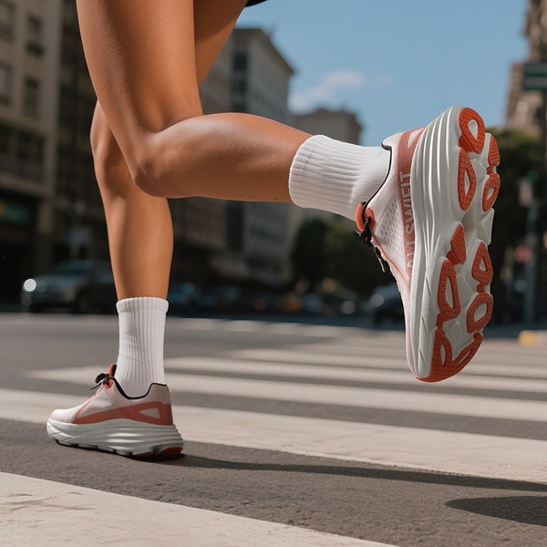 Women’s Slip-Resistant Arch Support Running Shoes - ORANGE - 7