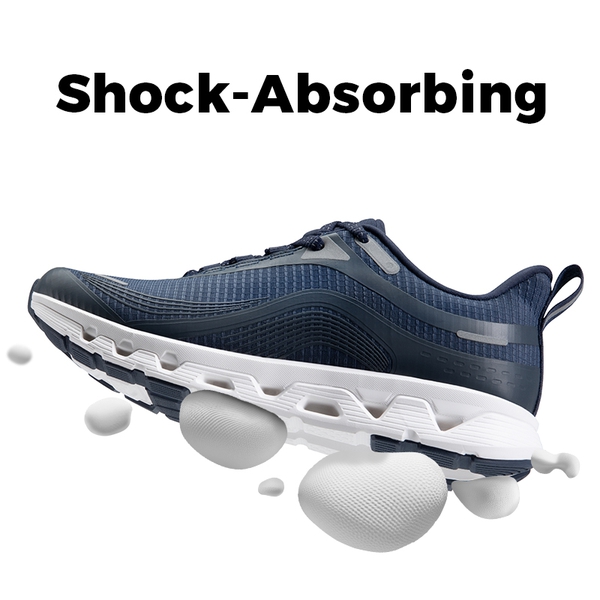 [MovePlush] Women's Lightweight Athletic Sneakers - NAVY - 4