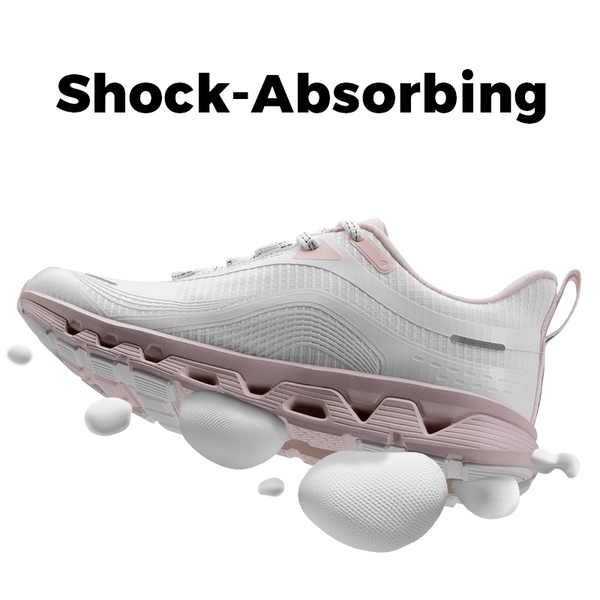 [MovePlush] Women's Lightweight Athletic Sneakers - WHITE - 4