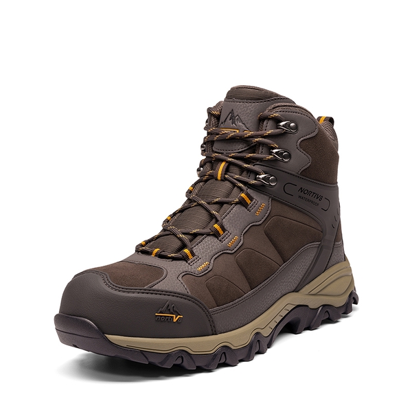 [Paladin-Steel] Men's Non-Slip Steel-Toe Work Boots - BROWN-SUEDE -  0