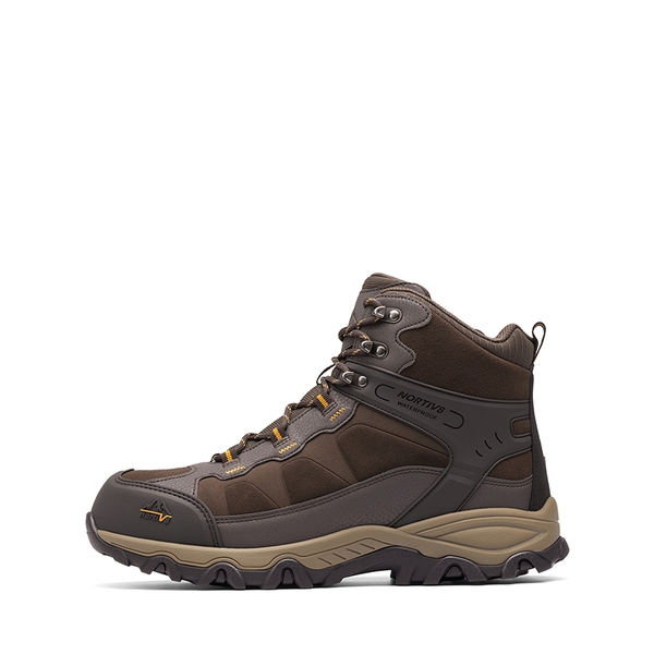 [Paladin-Steel] Men's Non-Slip Steel-Toe Work Boots - BROWN-SUEDE - 1