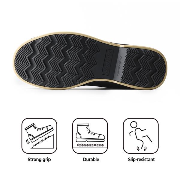 Men's Insulated Waterproof Snow Boots - DARK BROWN BLACK - 2