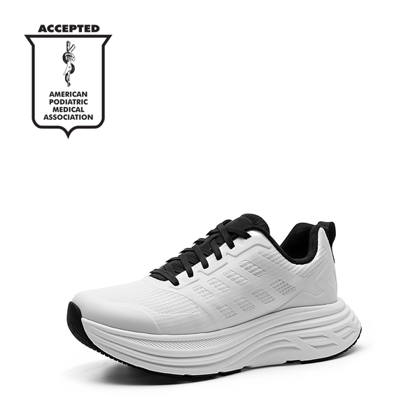 [ActiveFloat] Women's Breathable Lifestyle Walking Sneakers - WHITE -  0