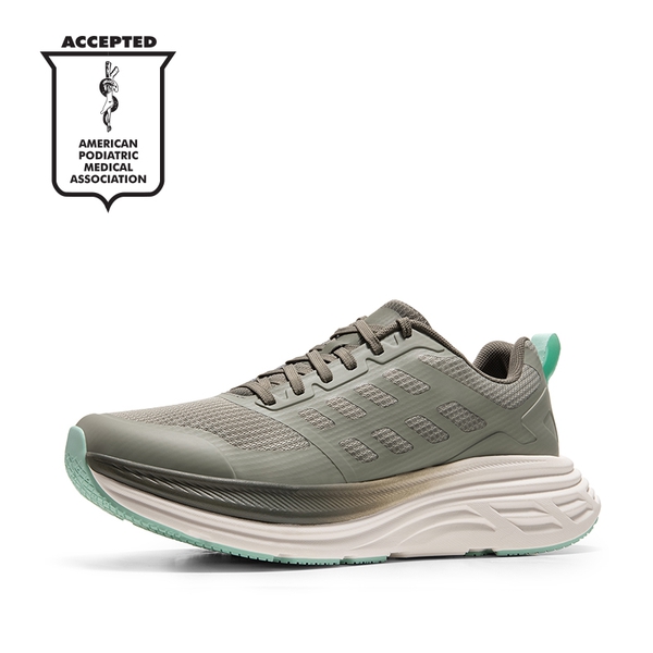 [ActiveFloat] Men's Comfortable Lightweight Running Shoes - GREYISH GREEN -  0