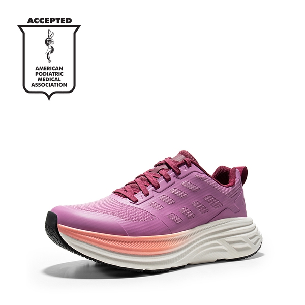 [ActiveFloat] Women's Breathable Lifestyle Walking Sneakers - PURPLE -  0